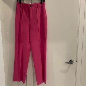 Zara Hot Pink Trousers